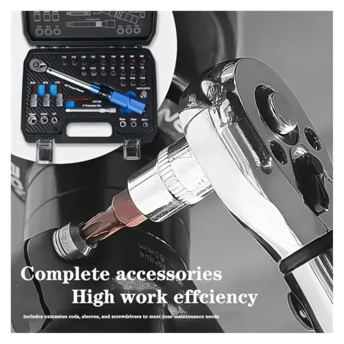 Jeu de 32 clés dynamométriques 1/4 pouces coffret outillage auto vélo