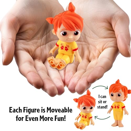 CoComelon 3 Inch Figure 4 Pack - Includes JJ, Tomtom, YoYo & Bingo - Character Playset for Toddlers & Preschoolers - Gift for Kids, Boys & Girls Ages 3+ - image 4