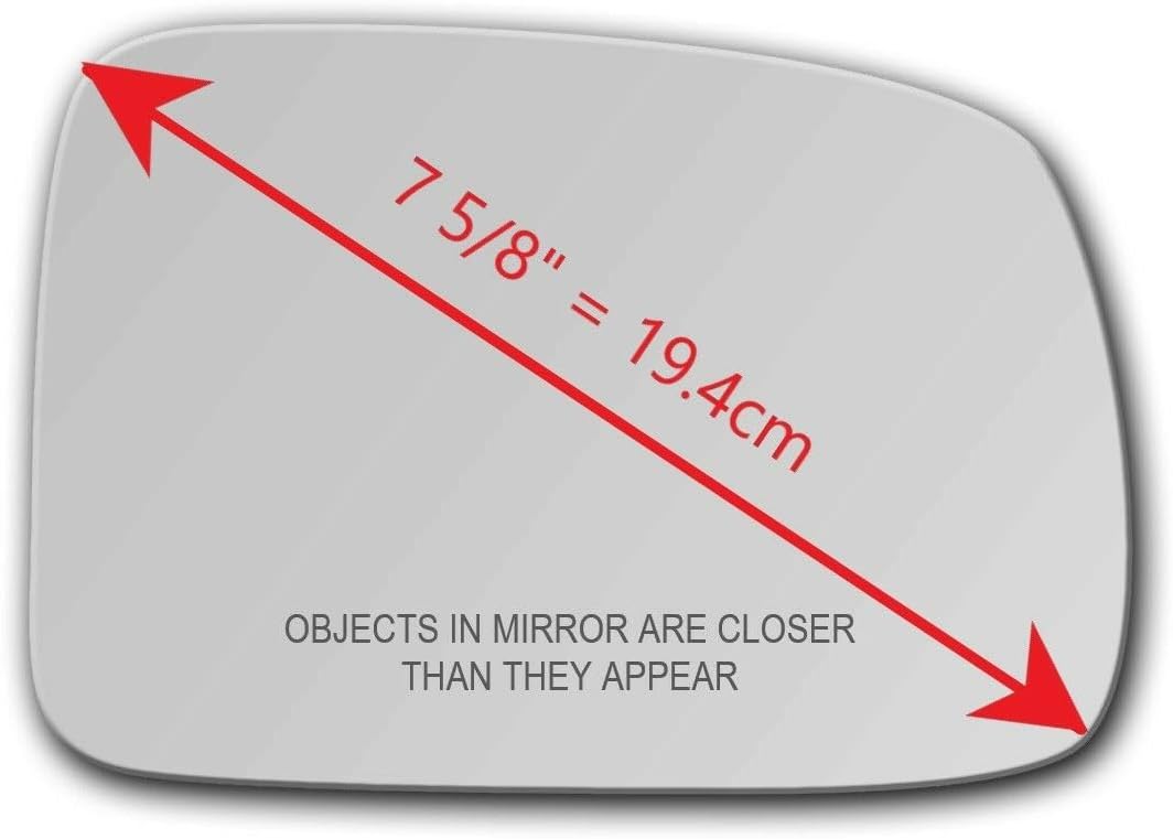 New Replacement Mirror Glass with Full Size Adhesive for 1997-2006 HONDA CR-V CRV Passenger Side View Right RH
