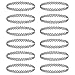 BodyJ4You 12PC Choker Necklace Set Henna Tattoo Stretch Elastic All Black Women Girl Gift Pack