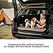 KHGUZ Car Camping Tailgate Mesh Screen, Breathable Vehicle Net Tent for Tailgates with U-Shaped Zipper, Auto Rear Shades Protection Accessories, Universal for SUV, Mini Van, MVP