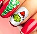 The Grinch Who Stole Christmas Nail Art Waterslide Decals - Salon Quality!