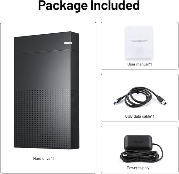 Kinhank 4tb Retro Gaming Hard Drive, 6 Game System, 75000+ Games per Unit, Retro Gaming Console, 200+ Emulator, Portable Gaming Hard Drive Disk, Win 7, 8, 10, 11