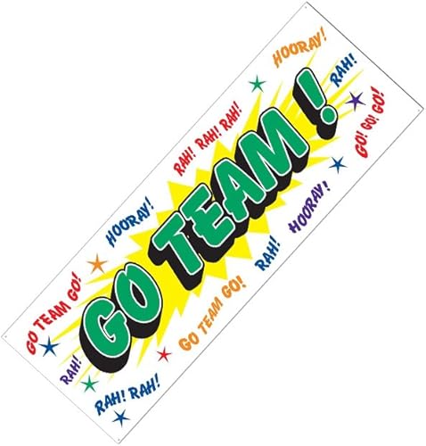 Go Team - Cartel para fiesta (1 unidad) (1/paquete)