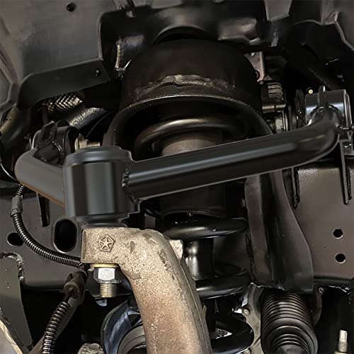 Tezlcad 2 Pcs 2-4" Black Front Upper Control Arms For 2006-2022 Ram 1500 With Ball Joint, Adjustable Suspension Kit Tubular Arms Lift 2 To 4 Inch, Replacement Oem Factory Suspension Arms #TOP5