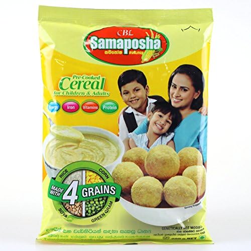 Sri Lankan Samaposha Pre-Cooked Cereal 200g (2 Packs)
