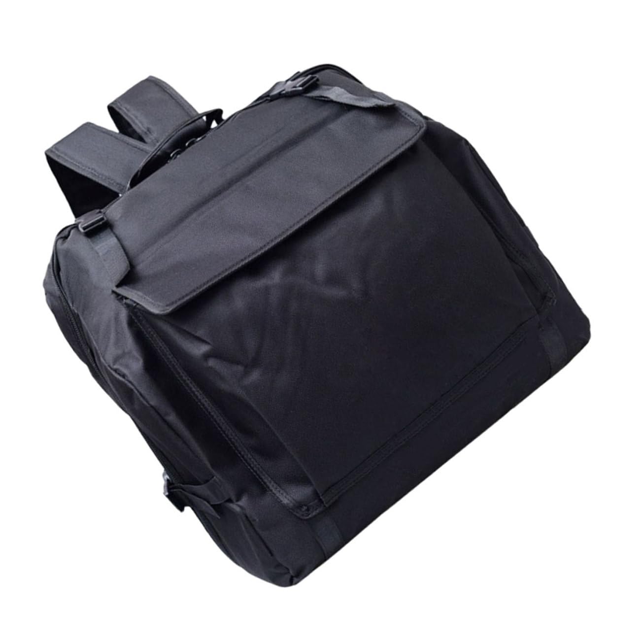 SUPVOX Borsa Per Fisarmonica Da Bassi Custodia in Tessuto Supporto Con Tasche Per Accessori Musicali Nera Leggera e Portatile Per Trasporto