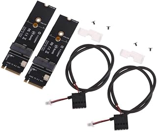 Lerpwige Wireless M.2 A+E Key Slot to M.2 M Key WiFi Adapter for AX200 9260 Bcm94352Z Card NVMe PCI SSD Port M2 to NVME Adapter