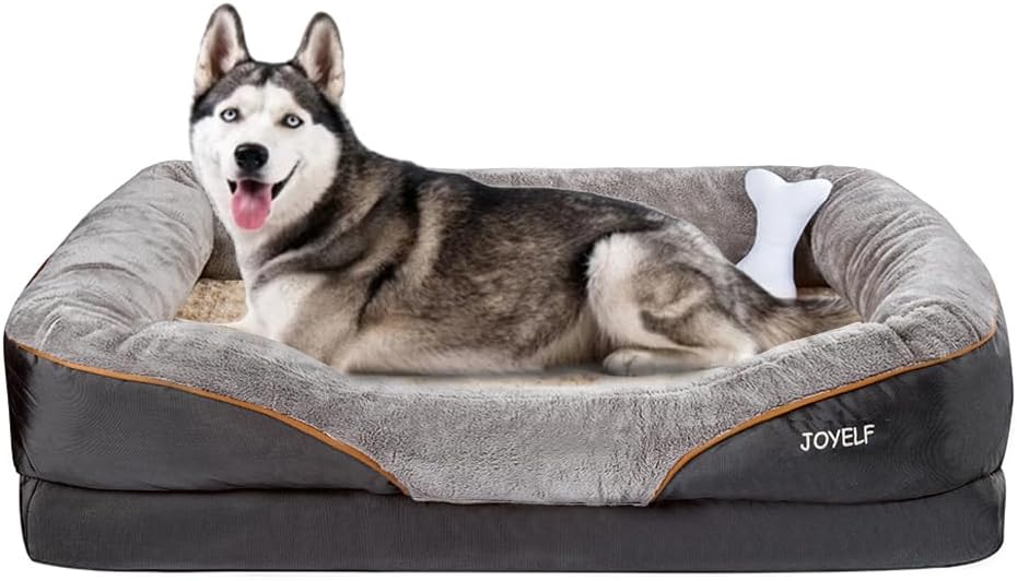 JOYELF XXLarge Memory Foam Dog Bed, Orthopedic Dog Bed & Sofa with