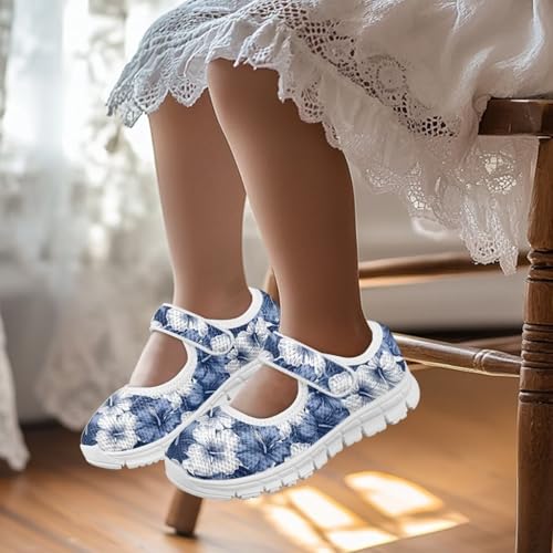 Binienty Mary Jane Sneakers for Girls School Anti Slip Mesh Dancing Ballet Flats Cute Girls Shoes2