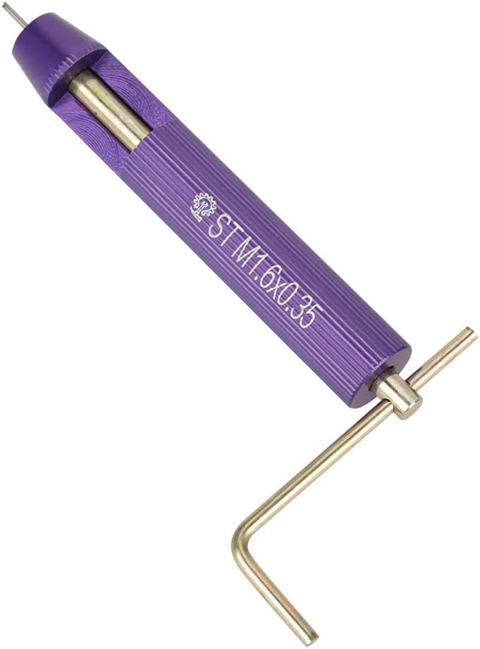 Oumefar Helical Screw Thread Inserts 50pcs M1.6 * 0.35 * 2D Stainless Steel Coiled Wire Helical Screw Thread Inserts Assortment Tool