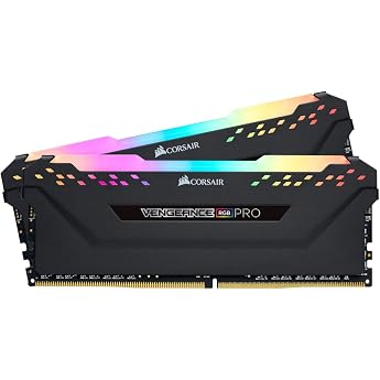 Corsair DDR4-3600MHz Memory for Desktop PC - Vengeance RGB Pro Series 32GB (16GB x 2) CMW32GX4M2Z3600C18