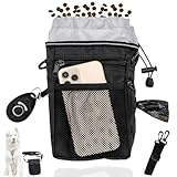 YEibi Bolsa de Premios para Perro Ideal para Adiestramiento con Clicker y Dispensador de Bolsas de Caca, Riñonera Resistente y cómoda para Entrenar y premiar