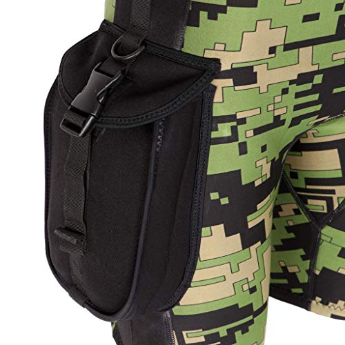 Foto von Tubayia Herren Neoprenanzug Neopren Shorts mit Taschen Wassersport Short für Surfen Schwimmen Schnorcheln Kajak Kanu