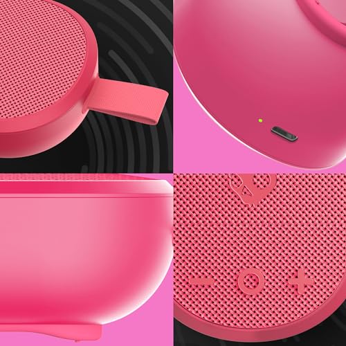 Image of Skullcandy Ounce Wireless Bluetooth Speaker - IPX7 Waterproof Mini Portable Speaker with 16 Hour Battery, Downward Firing Passive Radiator, and Ballistic Nylon Carry Strap