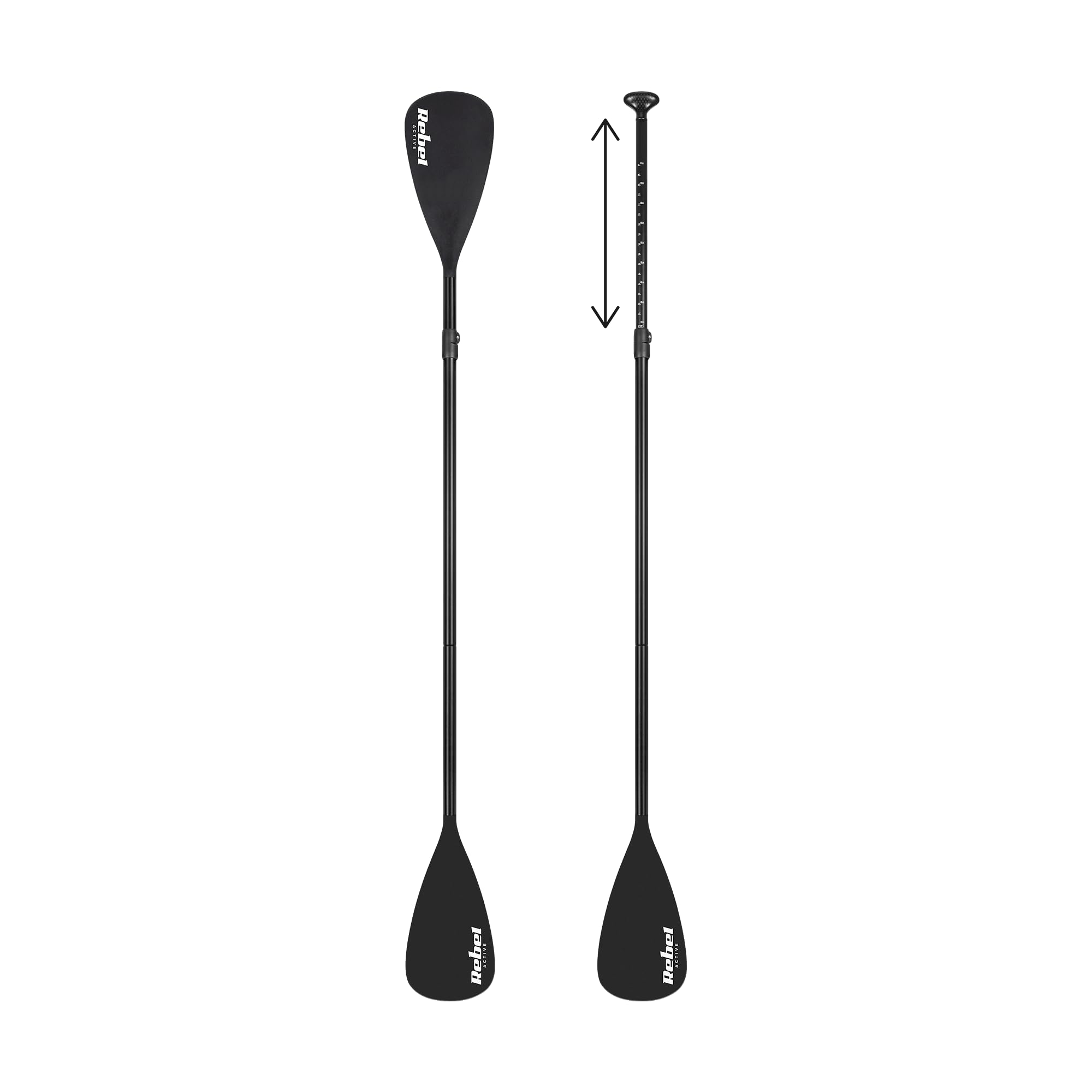 Rebel Brett SUP gepumpt mit Schwimmsitz Drop-Stitch 335 cm Set Paddel Pumpe Rucksack RBA-4507-G