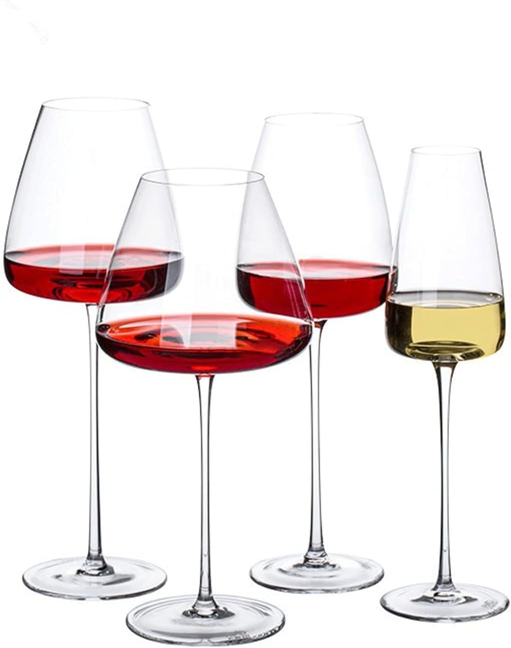 INLIMA Goblet Goblet Wine Glass Collection Handmade Crystal Burgundy Bordeaux Goblet Wedding Party Birthday Gift Tasting Cup Bar CUP