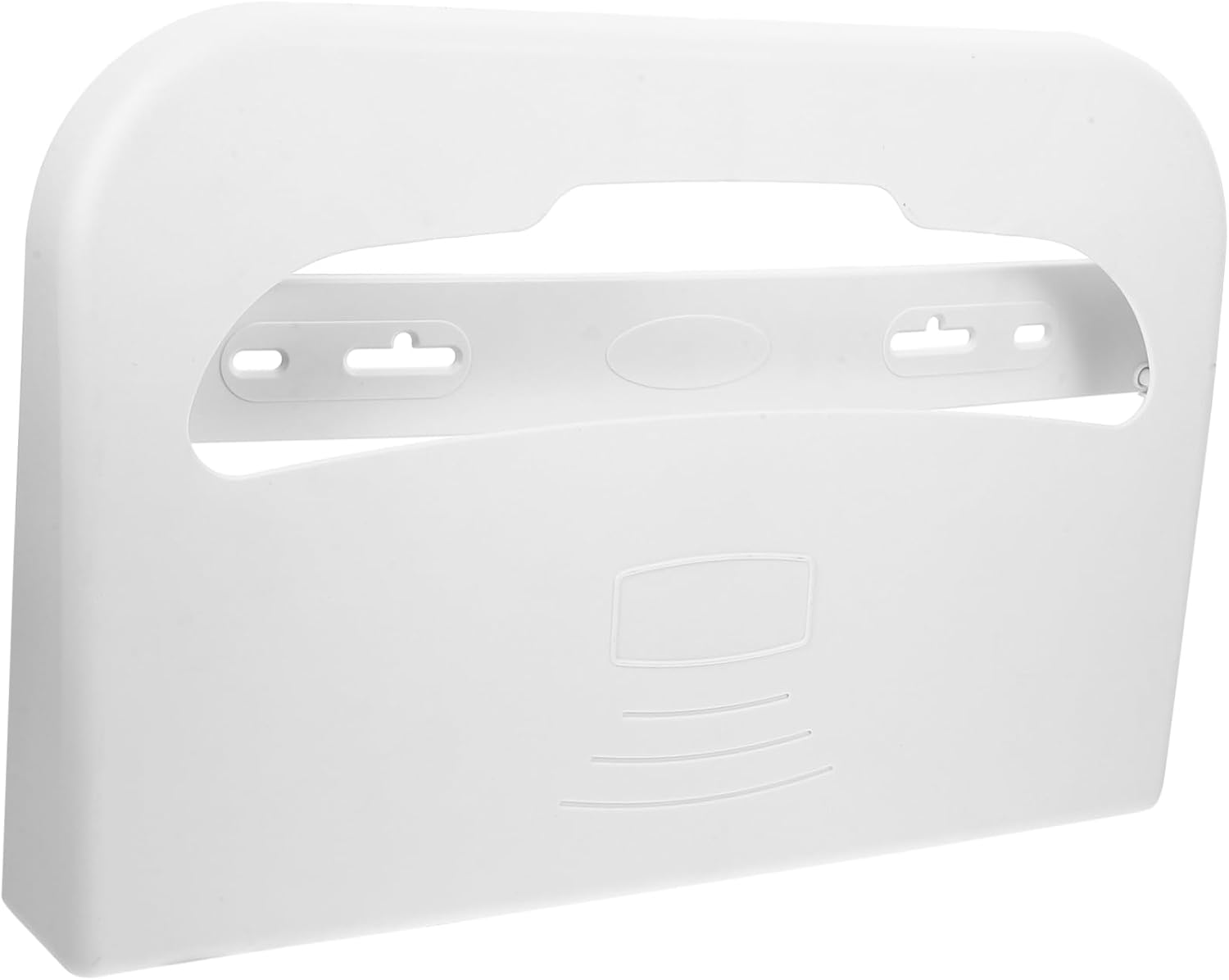 Wall Mounted Toilet Seat Cover Dispenser Plastic Holder for Disposable Covers Easy Install for Home or Travel