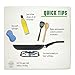 GreenLife Soft Grip Diamond Healthy Ceramic Nonstick, 5 Piece Cookware Pots and Pans Set, PFAS-Free, Dishwasher Safe, Black
