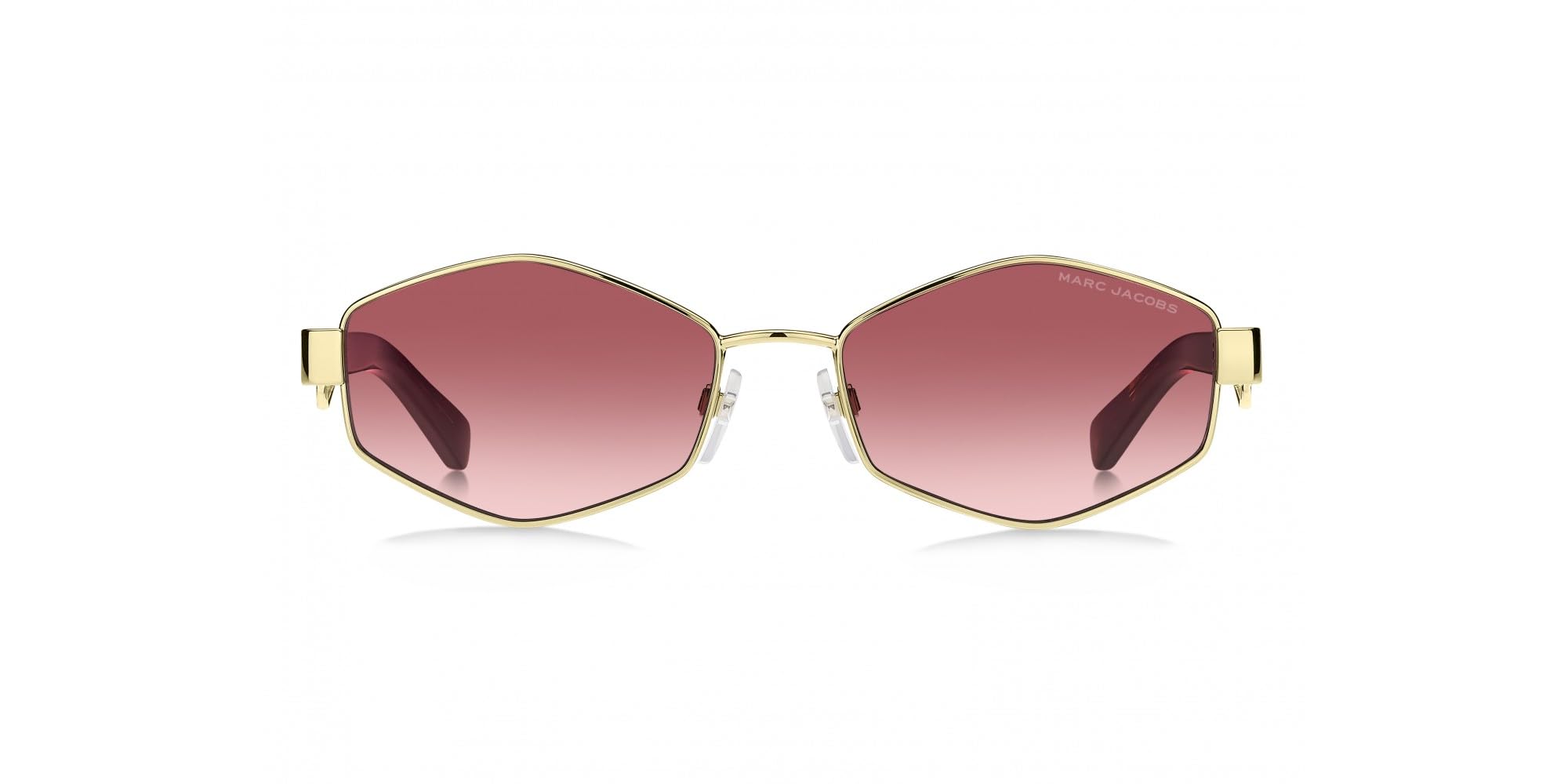 THE MARC JACOBS Occhiali da sole - modello MARC 496/S, colore gold burgundy, lente 55 mm, ponte 17 mm