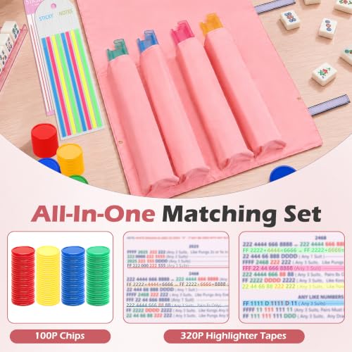 Bolsa de Almacenaje para Rack de Mahjong con 100 Fichas miniatura 3