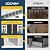 CDCASA 8x6 FT Resin Storage Shed, Waterproof Large Outdoor Shed with Floor & Lockable Door & 2 Windows, Vent, Plastic Tool Shed for Outside, Backyard, Patio, Poolside, Bike, Dove Grey