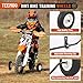 TEEMOO Dirt Bike Training Wheels 50cc, For Razor MX500 MX400 MX125, Honda CRF50 CRF50F XR50 Z50 Z50R, Yamaha PW50 PW80 TTR50, etc, Training Wheels Compatible with All Kinds of 50cc Dirt Bike