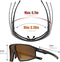 Vista 3 de Gafas de sol polarizadas HD modernas y elegantes F26 para mujer y hombre, correr, pesca, senderismo, golf, regalos, deportes al aire libre