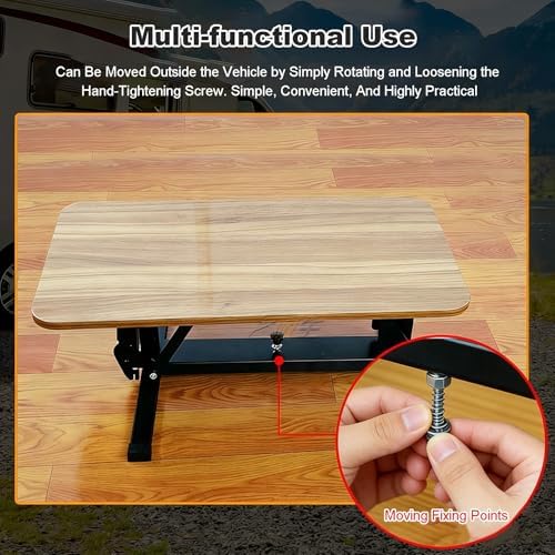 Adjustable Height RV Dinette Table Base - Metal Folding Table, 550LBS Support for Camping, Yacht, Patio & Camper Use - Perfect for Outdoor Dining & Space-Saving Solutions