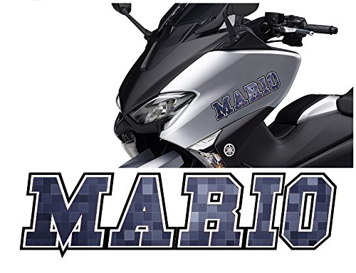 GamesMonkey lijm Nome 2 stuks - geometrisch blauw - Mario - 10 15 20 25 30 cm set gebruik - 20 x 5 cm