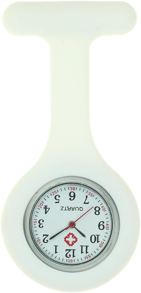 Luxury Cute Fashion Fob Pocket Watches Silicone Rubber Case Cover for Nurse and Doctors Nursing Students