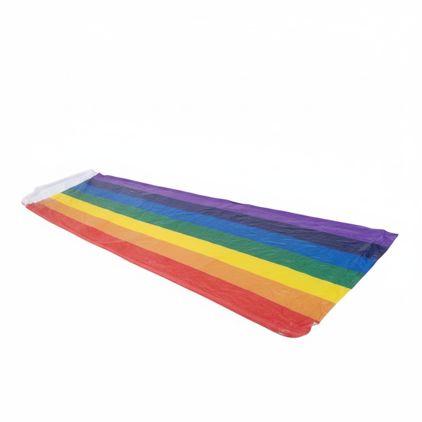 Tapis Glissant Aquatique Extérieur Toboggan Aquatique Pelouse Gonflable Glissa Ventrale pour Enfants, Familles, Glissade D Eau Arc-en-Ciel Double