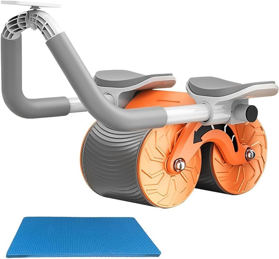 SONIQE New Abs Roller for Men & Women | Automatic Rebound Ab Wheel | With Elbow Support & Timer | For Abdominal Exercises and Core Strength | Home Abs Workout,Multicolor-image-28