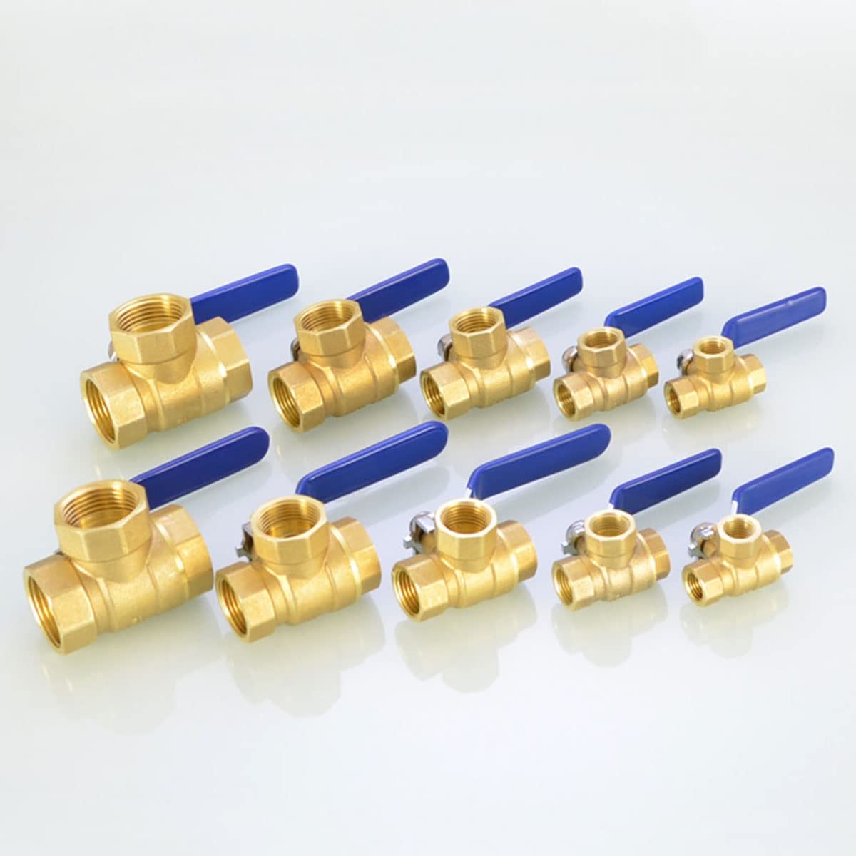 3-drogowy zawór kulowy, 1/4" 3/8" 1/2" 3/4" 1" Zawór kulowy mosiężny typu L z gwintem żeńskim, zawór kulowy pełnoprzelotowy(Dn20 3/4")