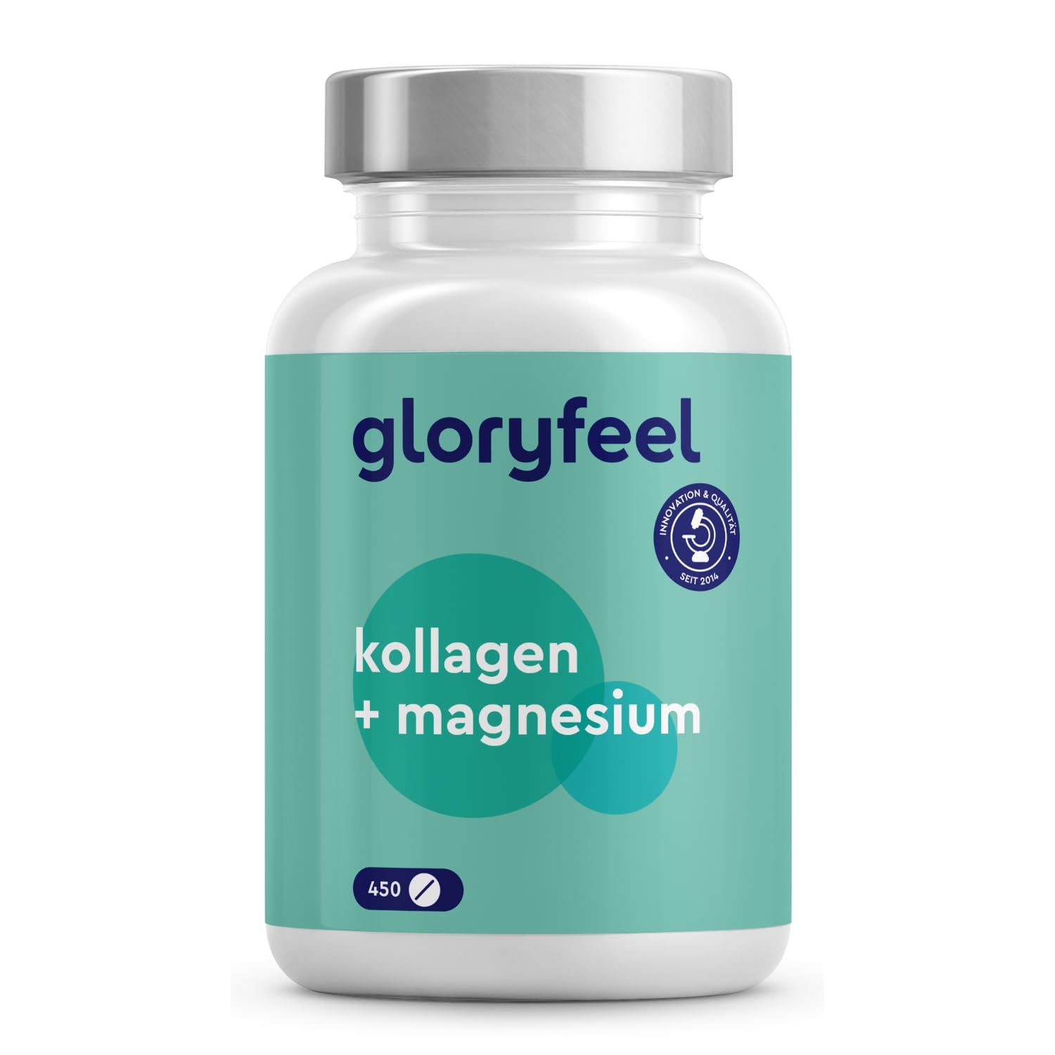 Kollagen + Magnesium – 450 Tabletten (Kollagenhydrolysat + Magnesiumoxid)