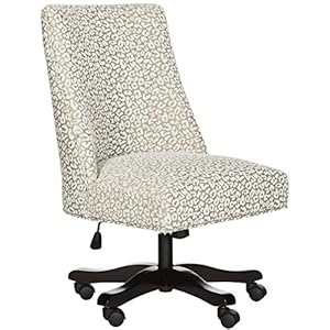 Safavieh Mercer Collection Scarlet Ginger Desk Chair, Grey