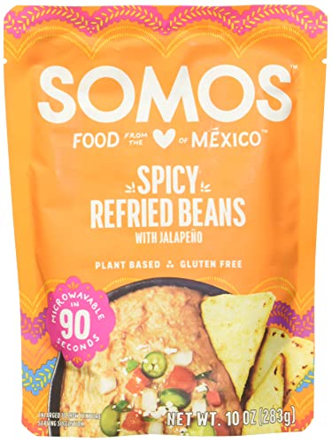 Somos, Beans Refried Spicy, 10 Ounce