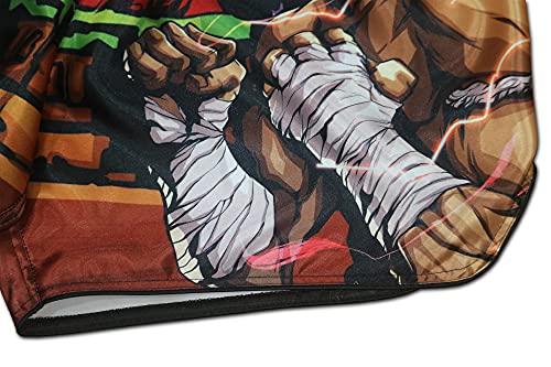 Men's Muay Thai Fight Shorts Thaiboxing Kickboxing Boxing Trunks Mma Pants Mixed Martial Arts Clothing (M, Yaksha Sf) #TOP3