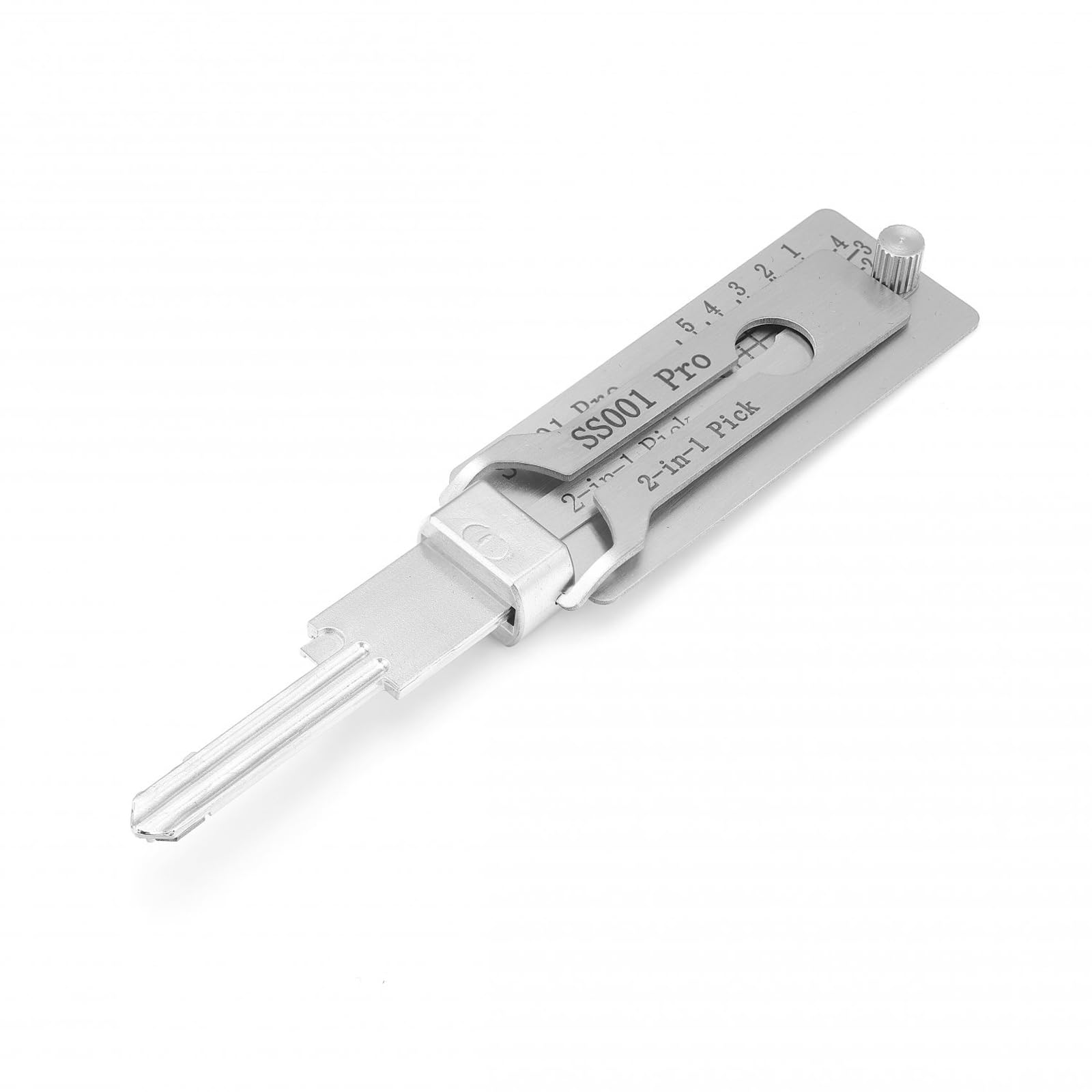 SS001 Pro Lock Pick Tool, 2-in-1 Master Key Decoder & Pick, Lockpicking Kit