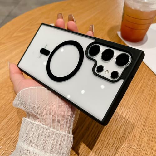 Pare-chocs ultra antichoc pour Samsung S22 avec étui magnétique transparent