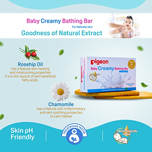 Image of Pigeon Baby Creamy Bathing Bar 75g | Baby Soap