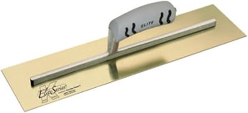 Kraft Tool CFE543PF Elite Series Five Star - Paleta de acero inoxidable con acabado de cemento con mango ProForm, 14.0 x 5.0in
