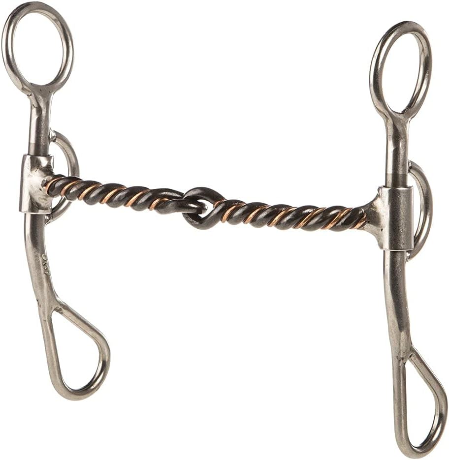 Argentine Twisted Wire Sweet and Sour Snaffle Shank Bit