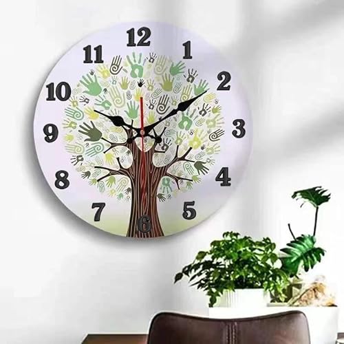 6 Pieces Clock Numerals Kit Including Arabic Number And Roman Number Hands Quartz Diy Digital Clock Numbers For Repair Parts Replacement Clock Accessories For Home Art Decor,Gold, Silver, Black #TOP4