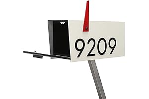 Contemporary Post Mount Mailbox/Aluminum (ACP)