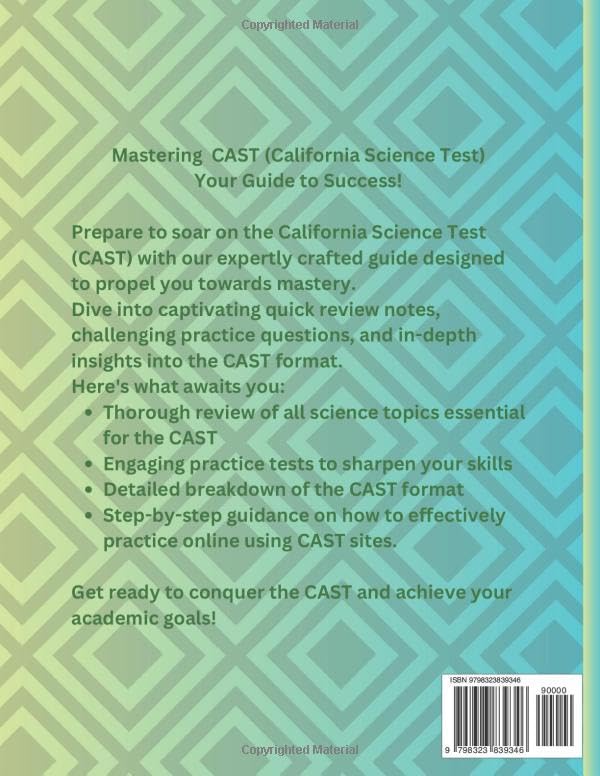 Mastering CAST (California Science Test) For Grade-5 : Science Practice Workbook For Grade-5: Review Notes and Timed practice Tests for Physical, ... required for CAST: Science Tests for Grade 5 - Image 2