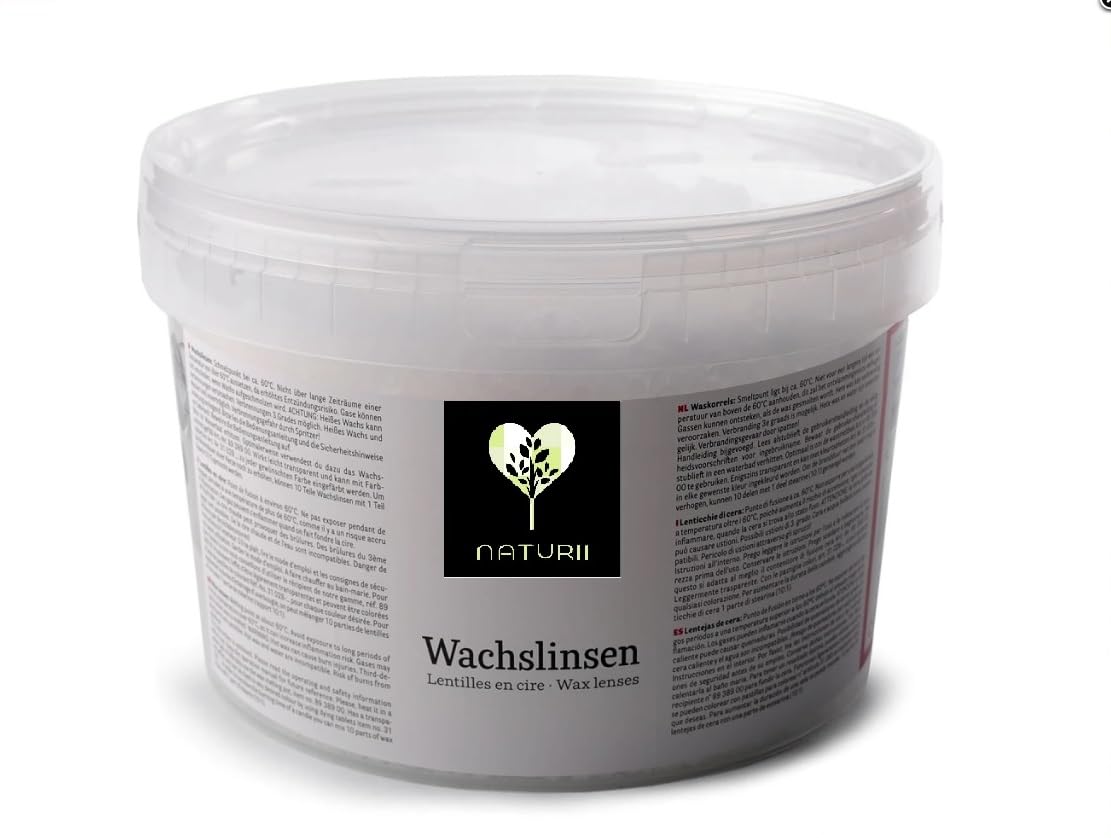 Naturii Pastiglie di Paraffina Pura 100% Cera di Paraffina per Candele di Alta Qualità (1 x 4 kg)