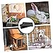 ibasenice 2pcs Tray for Dog Crate Bunny Cage Bird Cage Bottom Tray Poop Holder for Pets for Small Dogs Birds Quality
