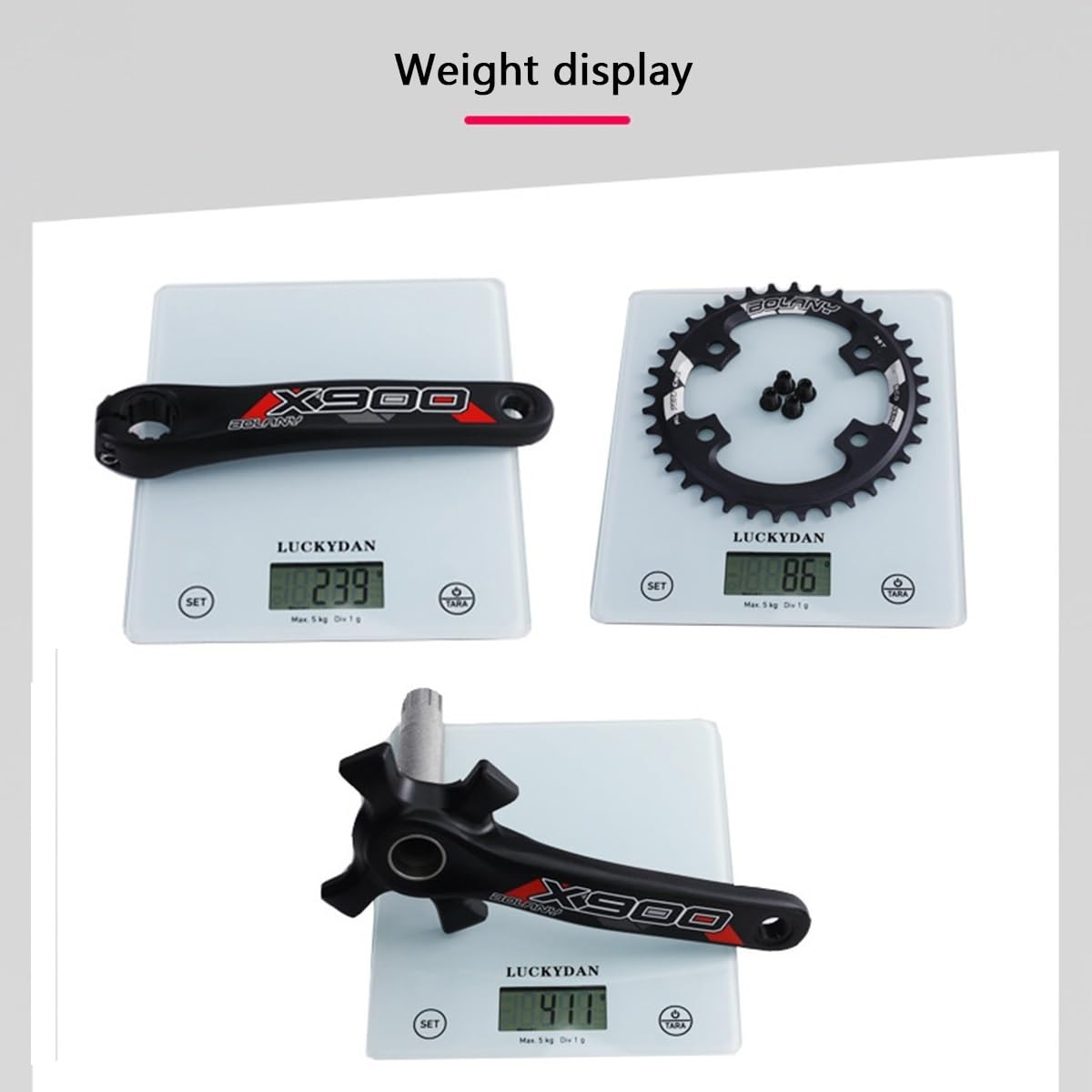 170mm Integrado HuecoBicicleta MTB Platos Y Bielas Bicicleta De Montaña Dientes Positivos Negativos Plato Per8/9/10/11/12 Velocità 34/36T Plato Redondo Bielas