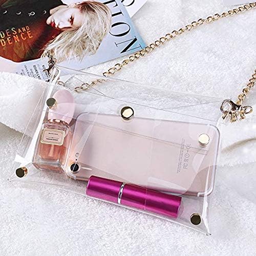 Y&R Direct Cute Clear Bag Purses for Women Stadium Transparent Crossbody Bag with Removable Chain for Sporting Events Concert - Image 3